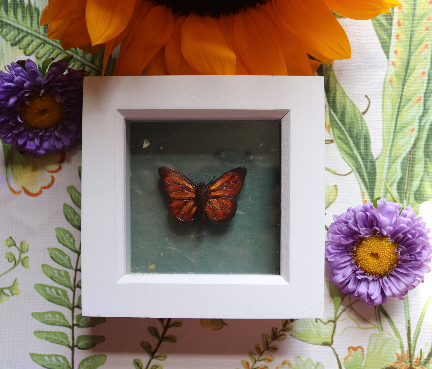 Clay taxidermy butterfly - Of Wild and Wonder