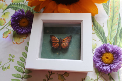 Clay taxidermy butterfly - Of Wild and Wonder