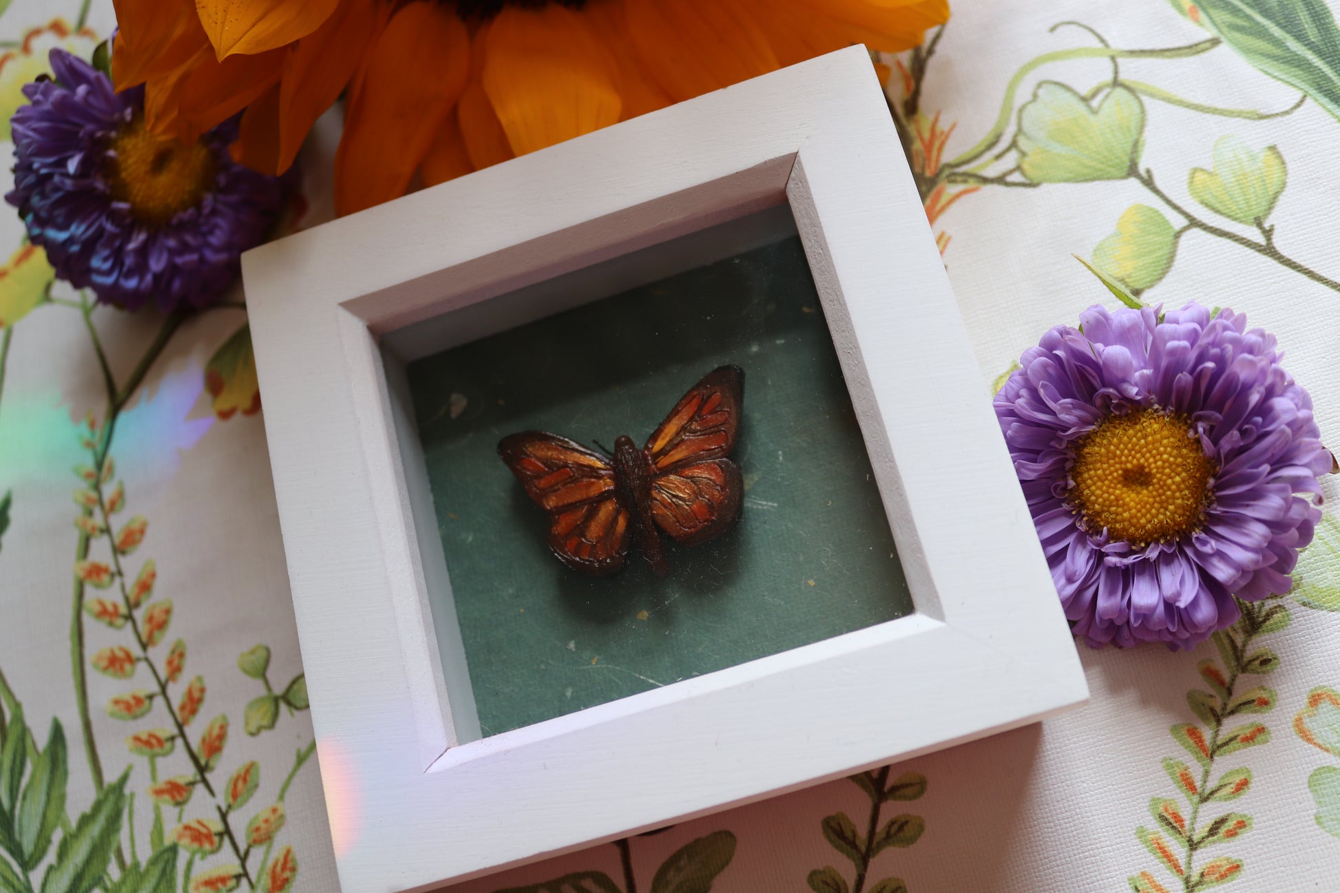 Clay taxidermy butterfly - Of Wild and Wonder