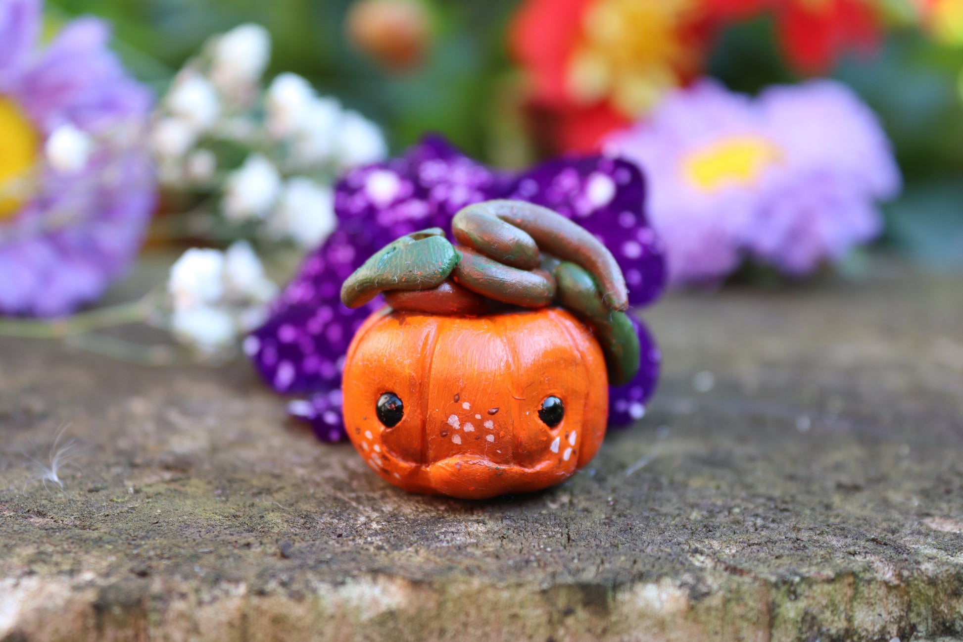 Adorable Clay Pumpkin Friend - Of Wild and Wonder