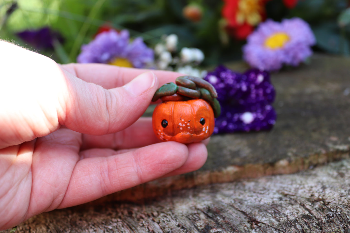 Adorable Clay Pumpkin Friend - Of Wild and Wonder