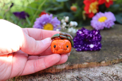 Adorable Clay Pumpkin Friend - Of Wild and Wonder