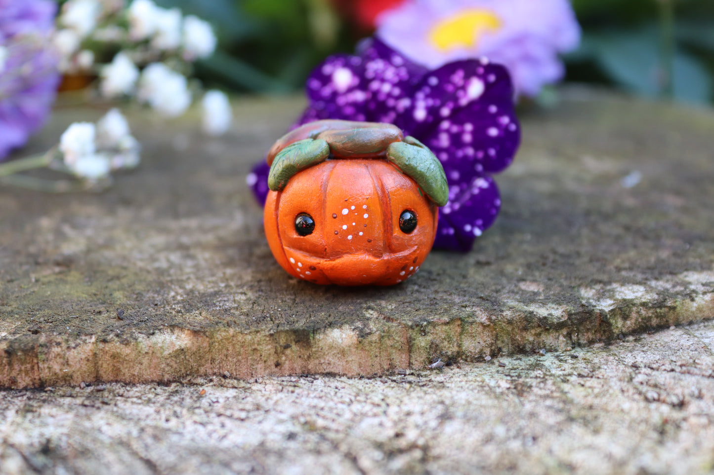 Clay Pumpkin desk friend - Of Wild and Wonder