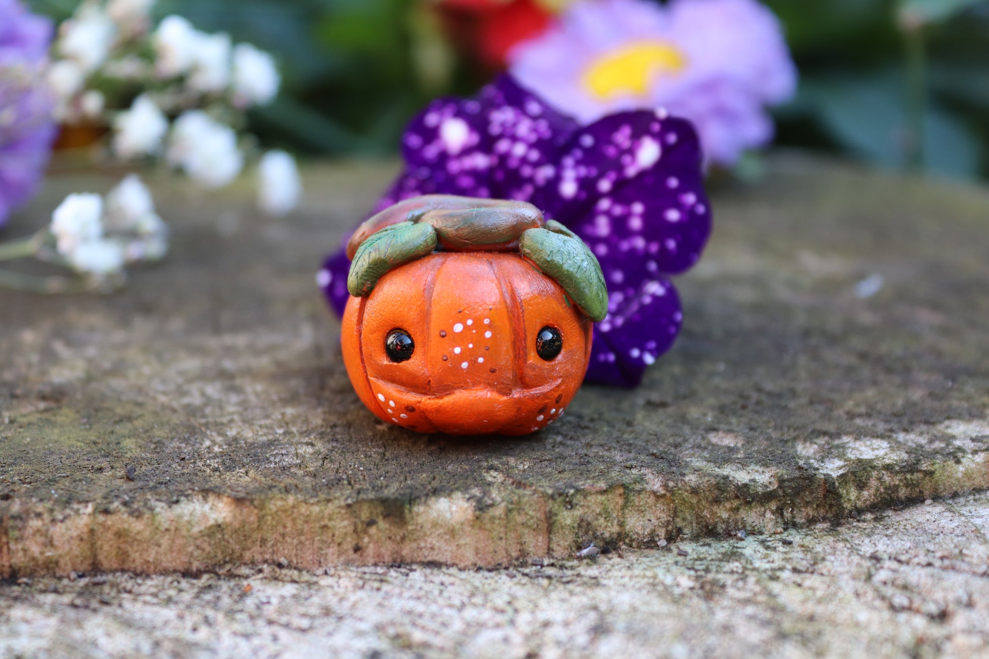 Clay Pumpkin desk friend - Of Wild and Wonder