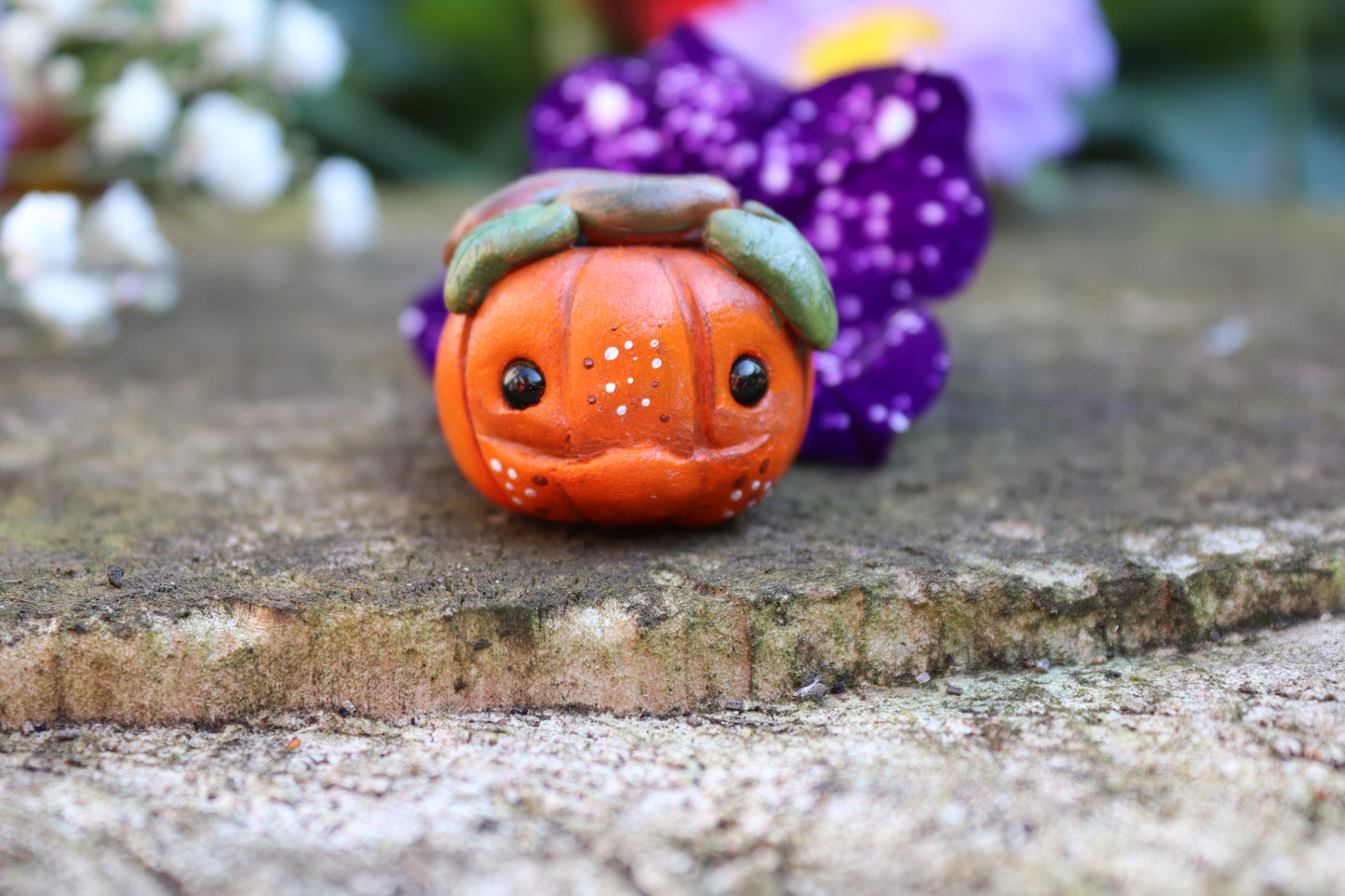 Clay Pumpkin desk friend - Of Wild and Wonder