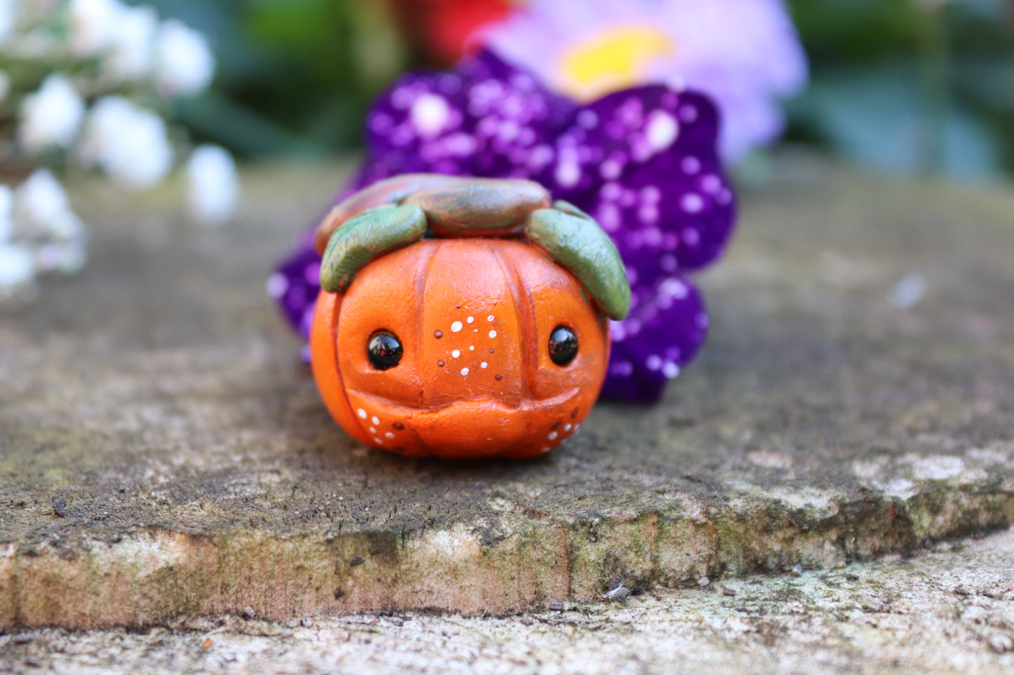 Clay Pumpkin desk friend - Of Wild and Wonder