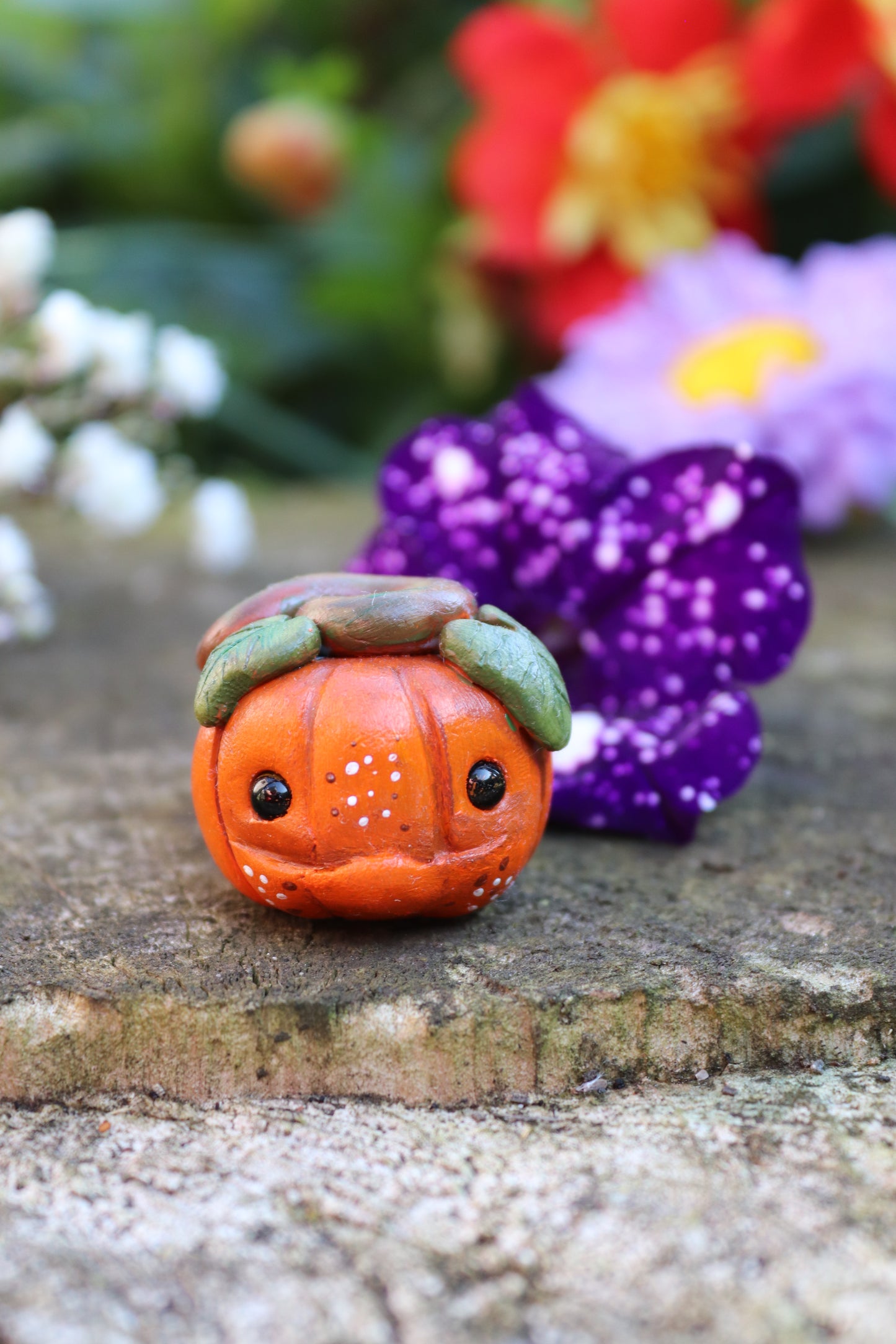 Clay Pumpkin desk friend - Of Wild and Wonder