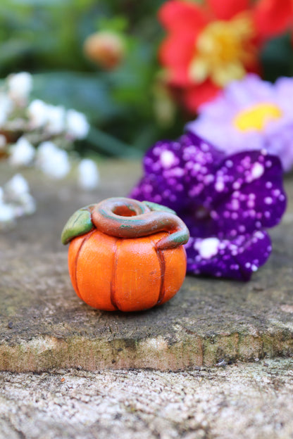 Clay Pumpkin desk friend - Of Wild and Wonder