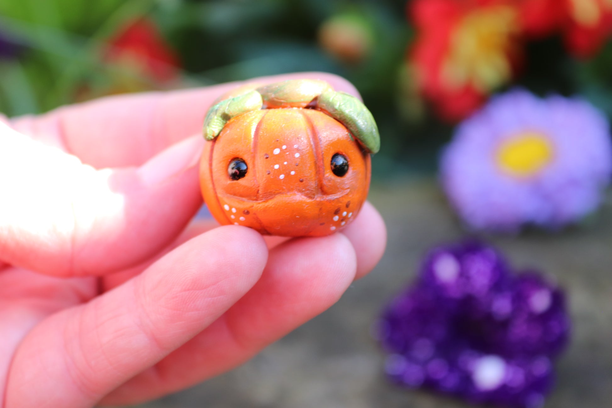 Clay Pumpkin desk friend - Of Wild and Wonder