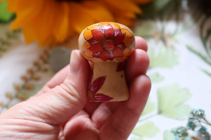 Wooden pyrography Mushroom - Of Wild and Wonder