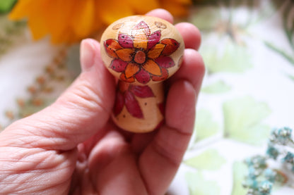 Wooden pyrography Mushroom - Of Wild and Wonder